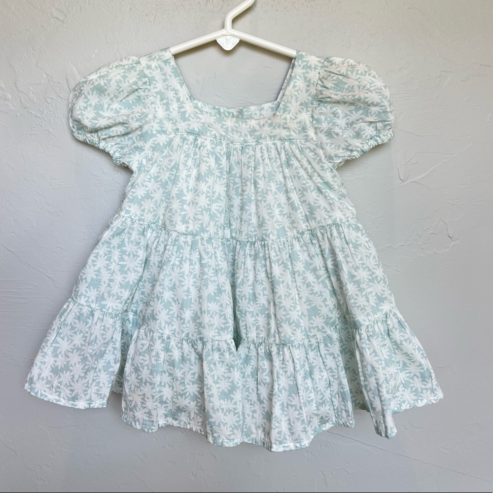 Baby Gap Baby Girl 3-6mo Mint Green Floral Dress